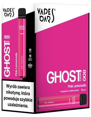 Pink Lemonade Vapes Bars GHOST 800