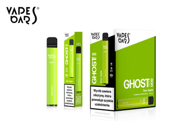 Sour Apple Vapes Bars GHOST 800