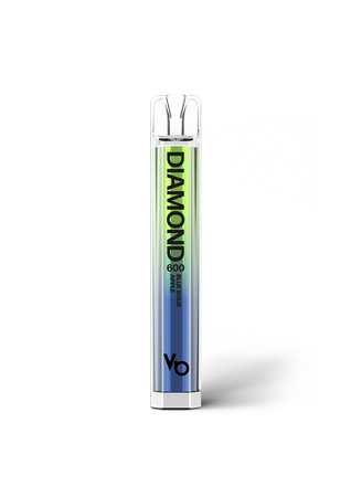 Blue Sour Apple Vapes Bars Diamond 600