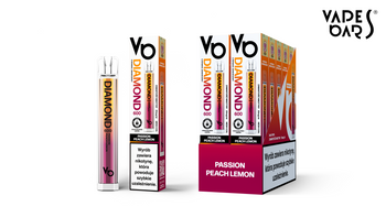 Passion Peach Lemon Vapes Bars Diamond 600