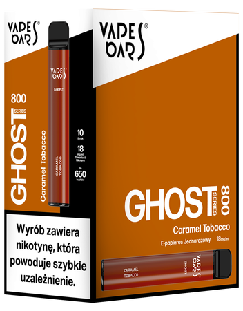 Caramel Tabaco Vapes Bars GHOST 800