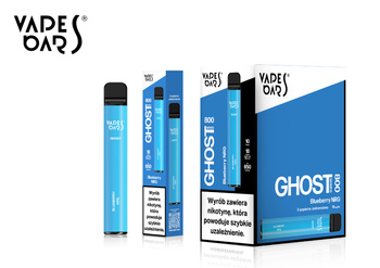 Blueberry NRG Vapes Bars Ghost 800