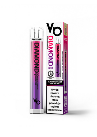 Blackcurrant Smoothie Vapes Bars Diamond 600