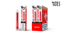 Red Ruby Vapes Bars Diamond 600