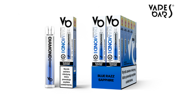 Blue Razz Sapphire Vapes Bars Diamond 600